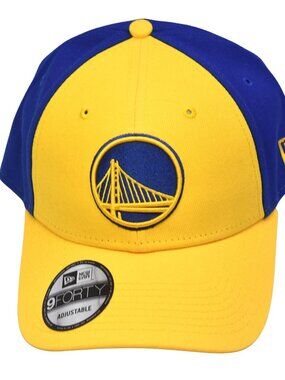 Golden State Warriors 9Forty New Era Youth Adjustable Hat Cap Blue & Yellow